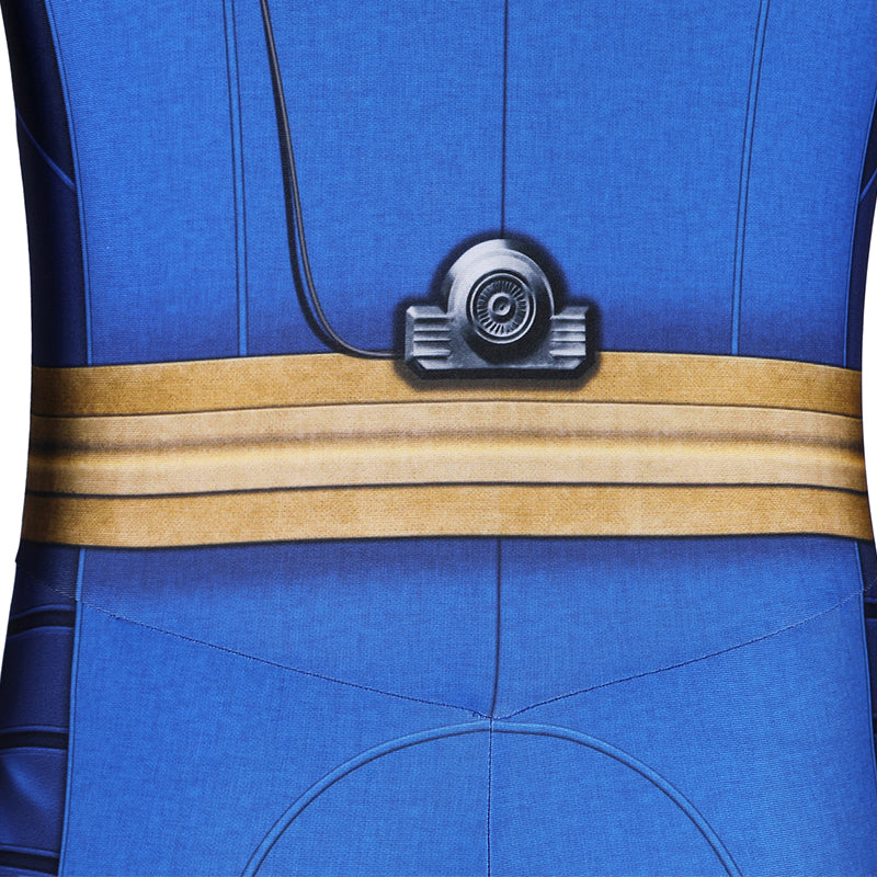 Male Fallout Vault 33 Uniform Cosplay Costume Spandex Halloween Suit - Image 9