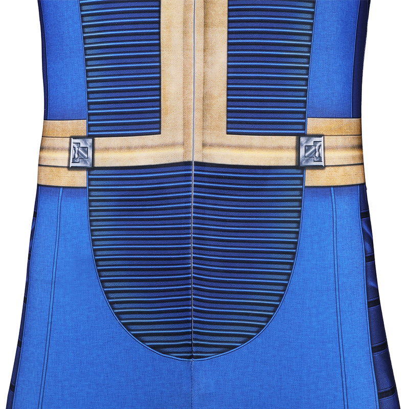 Male Fallout Vault 33 Uniform Cosplay Costume Spandex Halloween Suit - Image 11