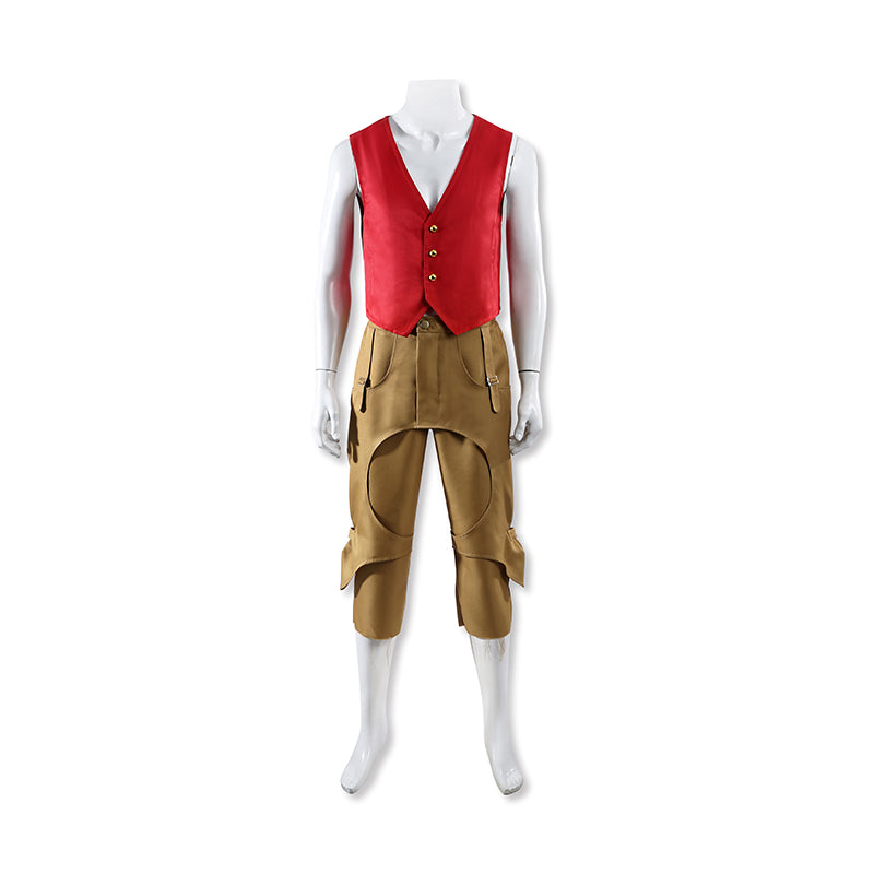 One Piece Live-Action Season 2 Luffy Cosplay Costume - Image 3