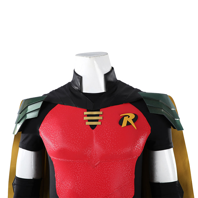 Tim Drake Red Robin Cosplay Costume Full Set Men Robin Superhero Outfit - Image 17