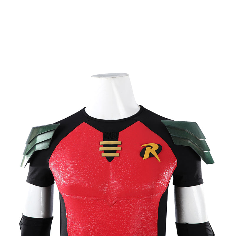 Tim Drake Red Robin Cosplay Costume Full Set Men Robin Superhero Outfit - Image 16