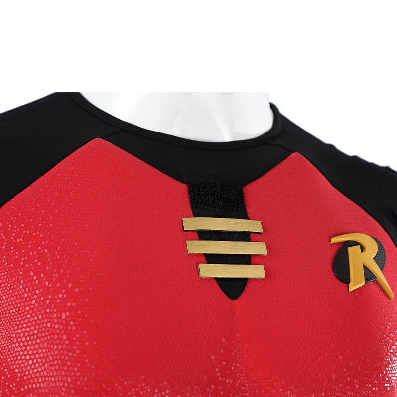 Tim Drake Red Robin Cosplay Costume Full Set Men Robin Superhero Outfit - Image 19