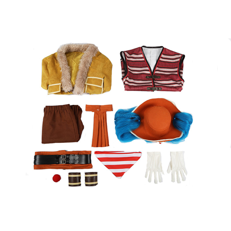 One Piece Buggy Cosplay Costume Buggy Outfit Carnival Halloween Suit - Image 42