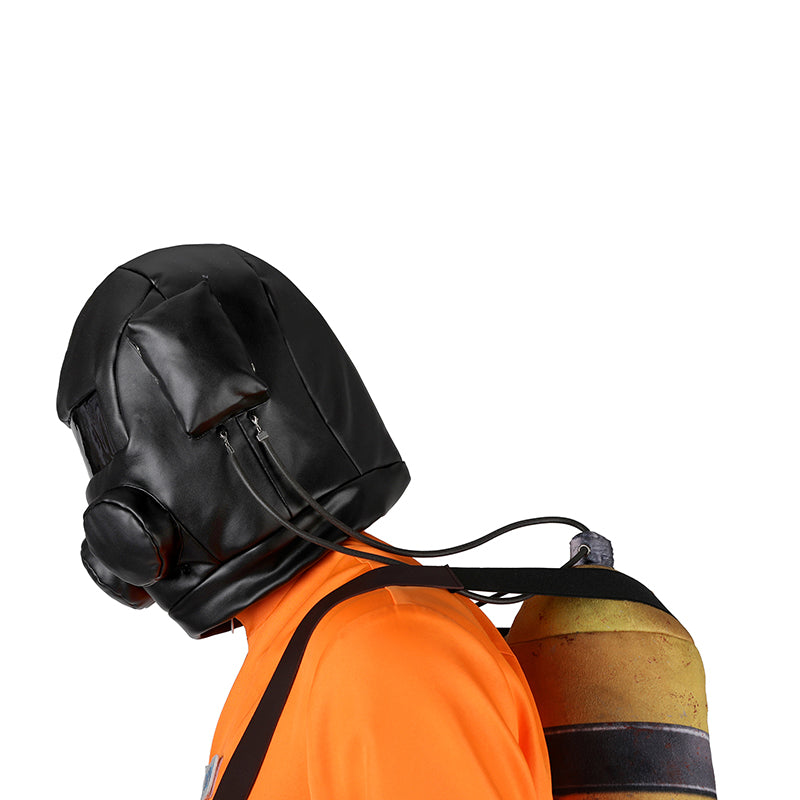 Lethal Company Staff Cosplay Costume Orange Full Halloween Suit - Image 15
