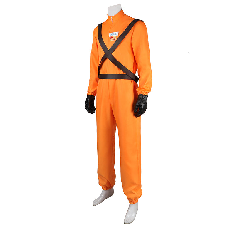 Lethal Company Staff Cosplay Costume Orange Full Halloween Suit - Image 7