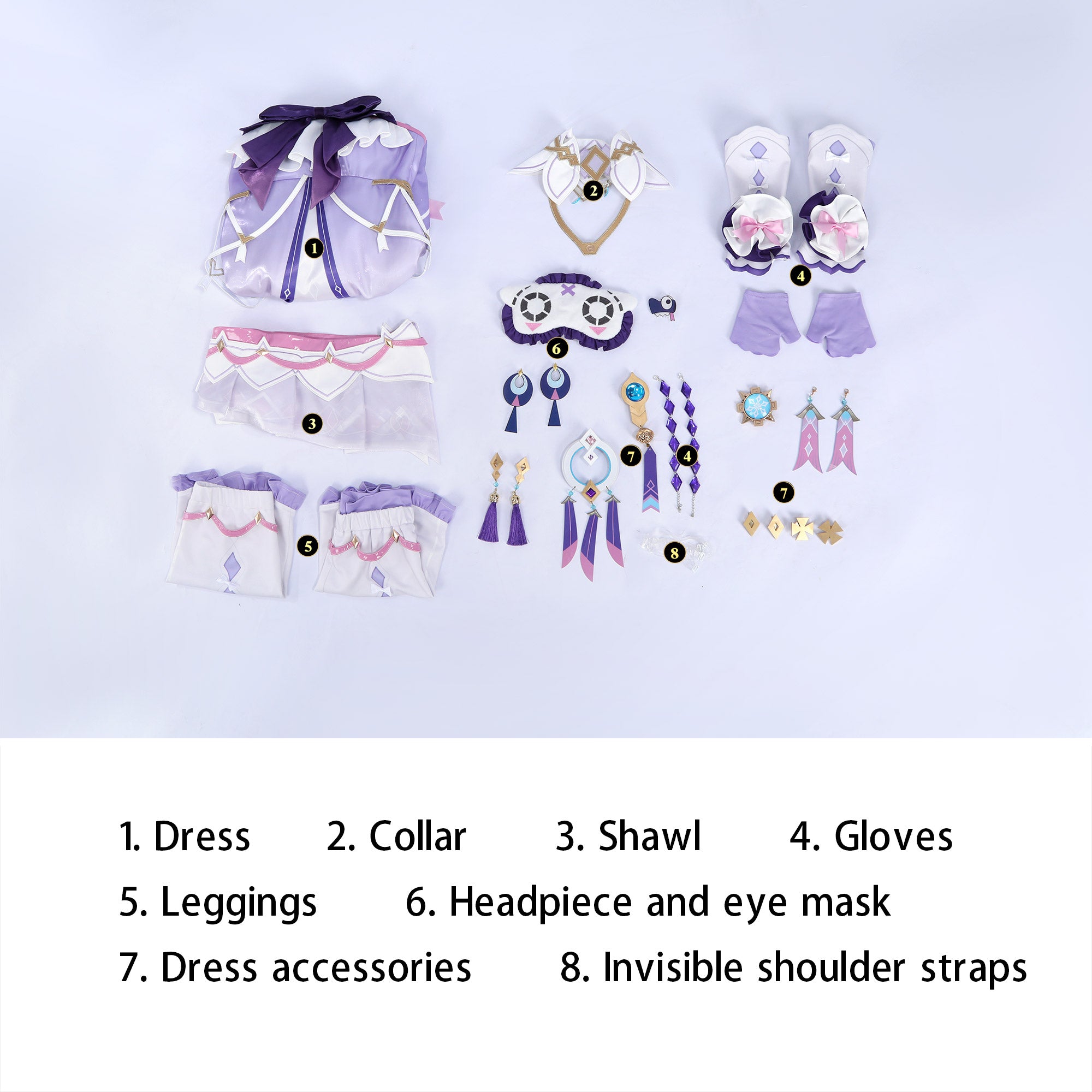 Genshin Impact Citlali Cosplay Costume Whispers of Stars and Smoke Dress Game Outfit - Image 6