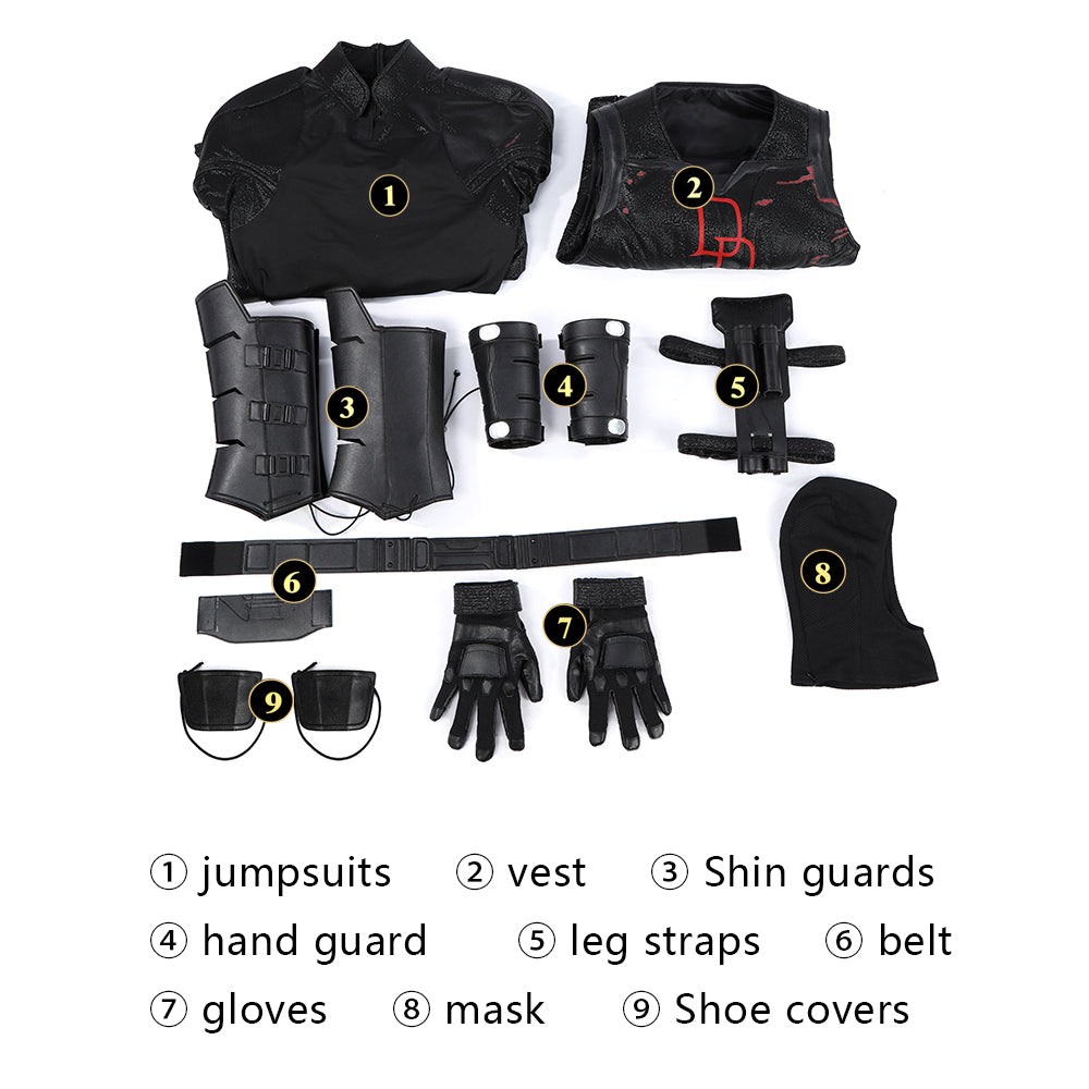 Daredevil: Born Again Season 2 Matt Murdock Cosplay Costume Ver2 - Image 11