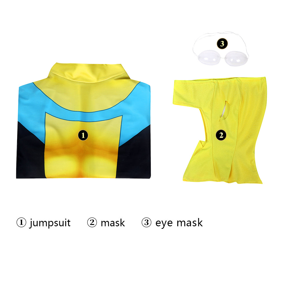 Invincible Mark Grayson Cosplay Costume Jumpsuit Halloween Suit - Image 6
