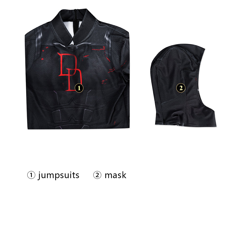 Daredevil: Born Again Season 2 Matt Murdock Cosplay Costume Black Jumpsuit - Image 5