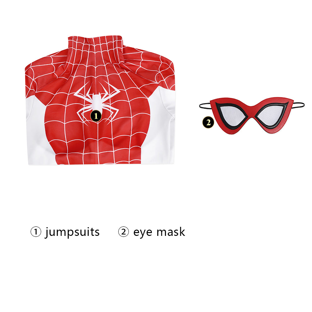 Spider-Man Mary Jane Watson Earth-18119 Crimson She-Devil Cosplay Costume Halloween Suit - Image 7