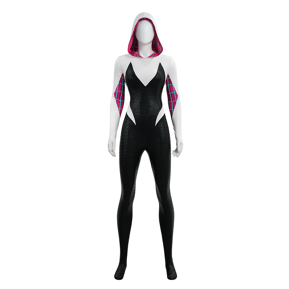 Gwen Stacy Cosplay Across The Spider-Verse Cosplay Costume Halloween Suit - Image 2