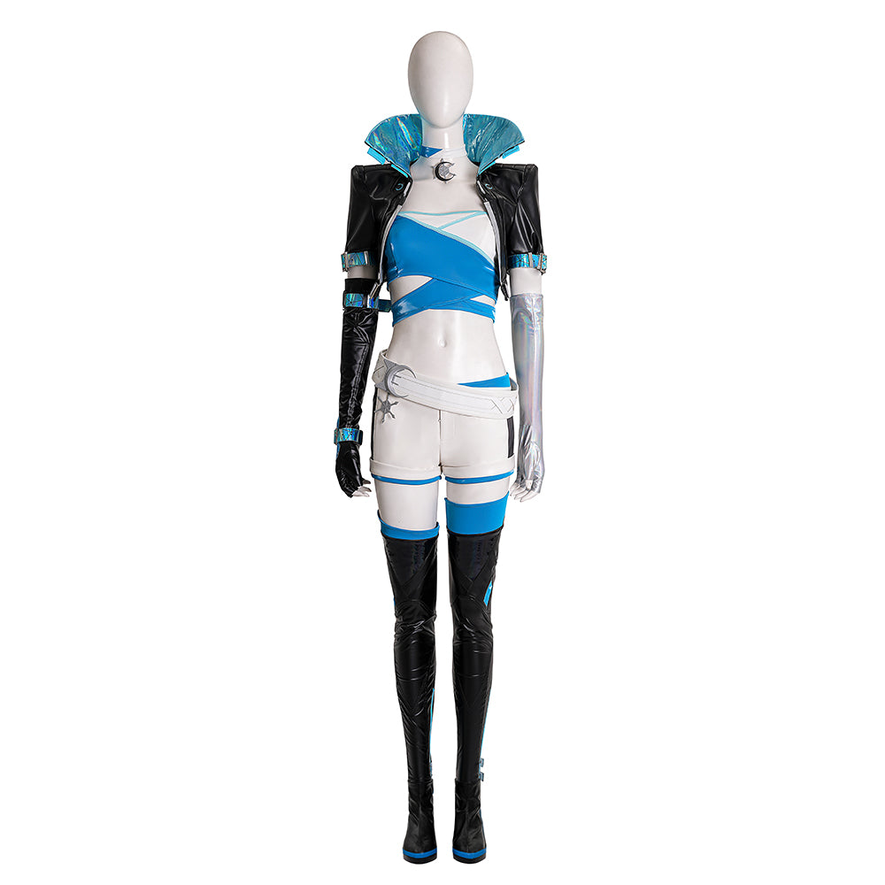 Marvel Rivals Luna Snow Cosplay Costume Halloween Outfit Version 2 - Image 2