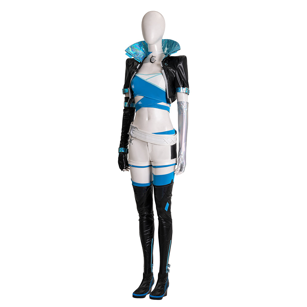 Marvel Rivals Luna Snow Cosplay Costume Halloween Outfit Version 2 - Image 3