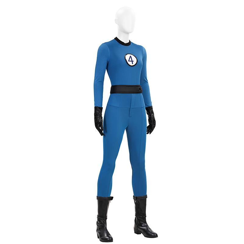 The Fantastic Four Sue Storm Costume Invisible Woman Cosplay Jumpsuit - Image 3