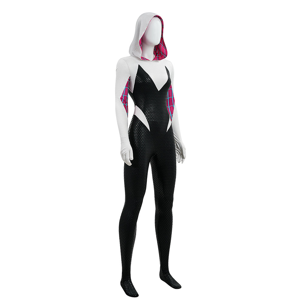 Gwen Stacy Cosplay Across The Spider-Verse Cosplay Costume Halloween Suit - Image 4