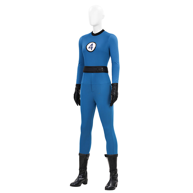 The Fantastic Four Sue Storm Costume Invisible Woman Cosplay Jumpsuit - Image 4