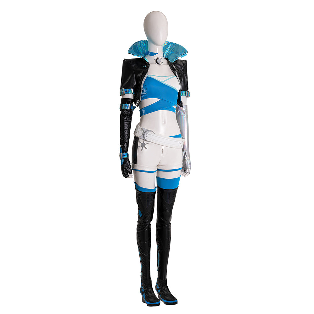 Marvel Rivals Luna Snow Cosplay Costume Halloween Outfit Version 2 - Image 4