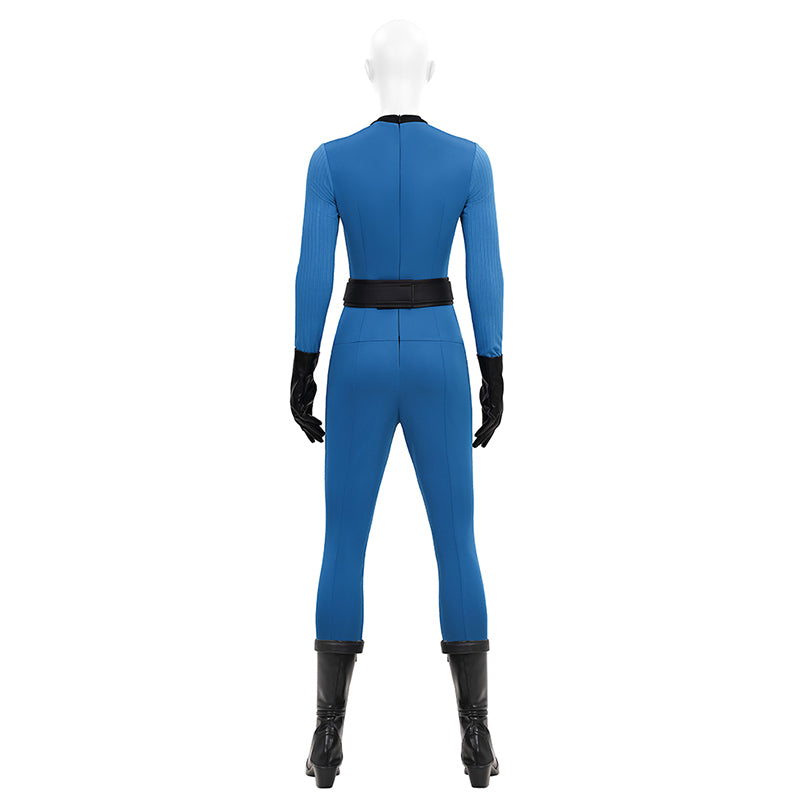 The Fantastic Four Sue Storm Costume Invisible Woman Cosplay Jumpsuit - Image 5
