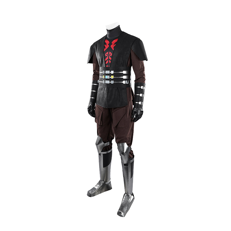 Star Wars Maul Shadow Lord Maul Cosplay Costume Halloween Suit - Image 11