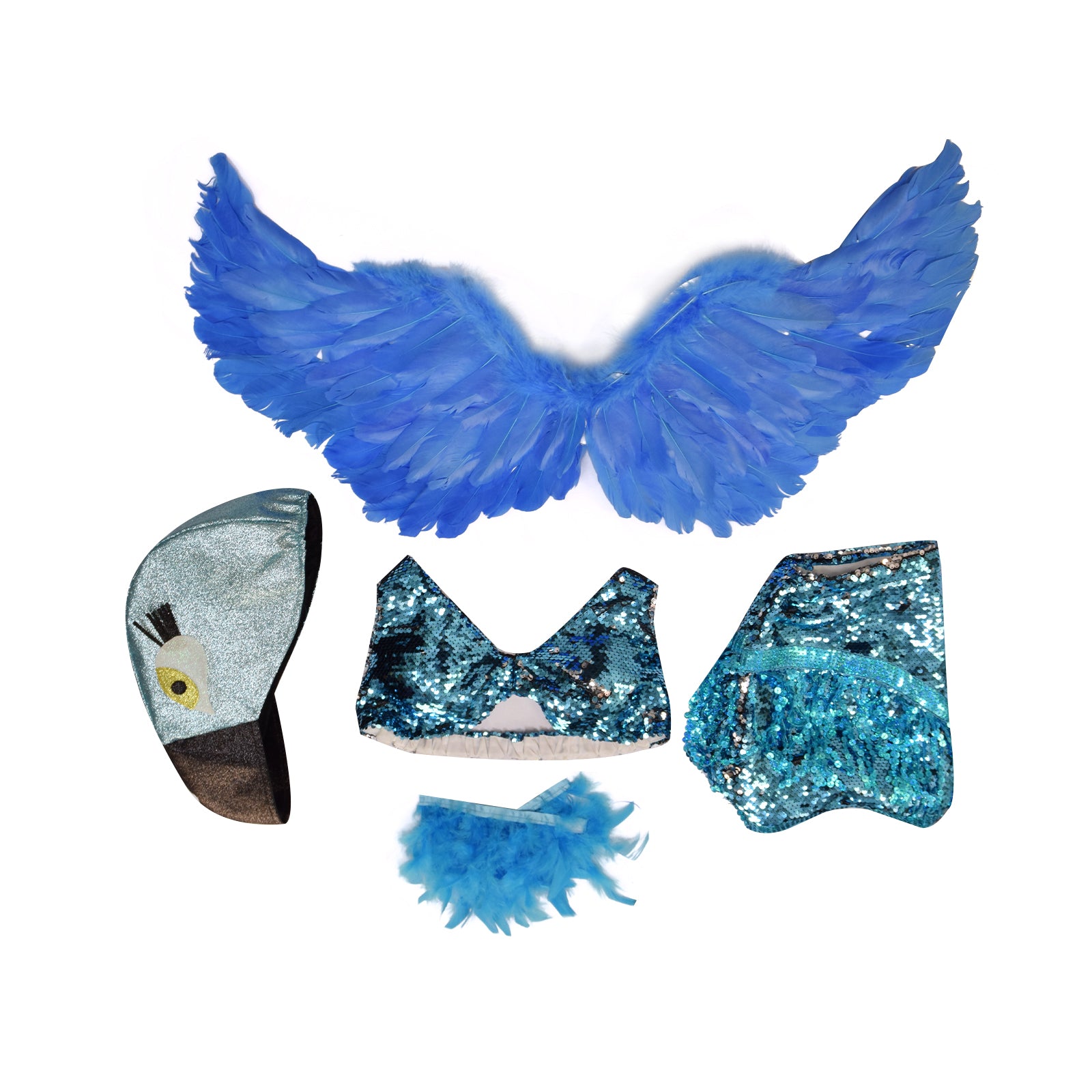 Rio Blue Cosplay Costume Blue Bird Costume Stunning Halloween Outfit - Image 11