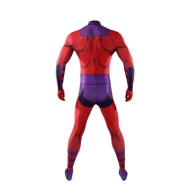 X-Men 97 Magneto Cosplay Costume With Cape Halloween Jumpsuit - Image 11