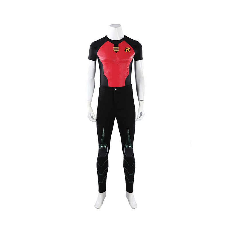 Tim Drake Red Robin Cosplay Costume Full Set Men Robin Superhero Outfit - Image 11