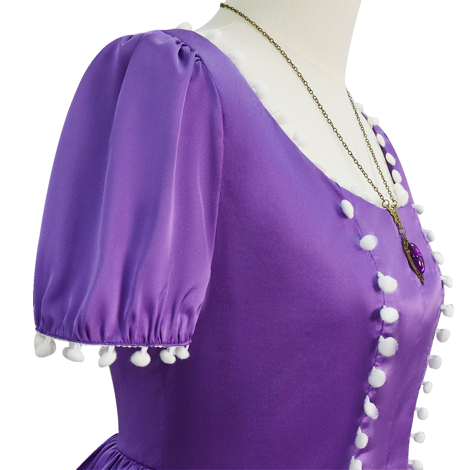 Sofia the First Sofia Cosplay Costume Purple Princess Dress Halloween Outfit - Image 7