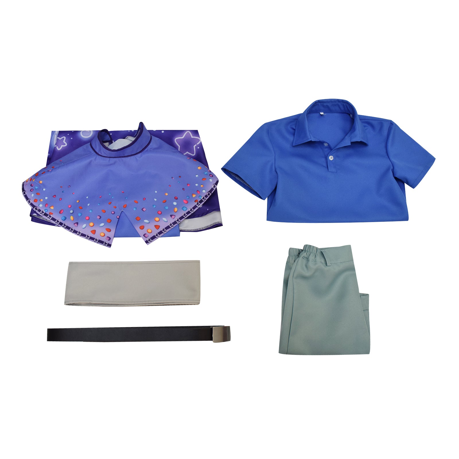 Elio Movie Cosplay Costume Boys Kid's Blue Halloween Parade Carnival - Image 6