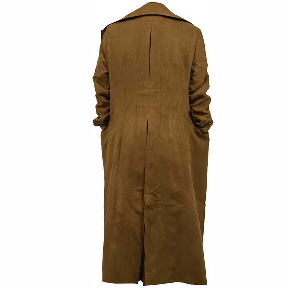 Doctor Who Cosplay Kids 10th Tenth Doctor Suede Trench Coat Children Halloween Costumes - Image 3