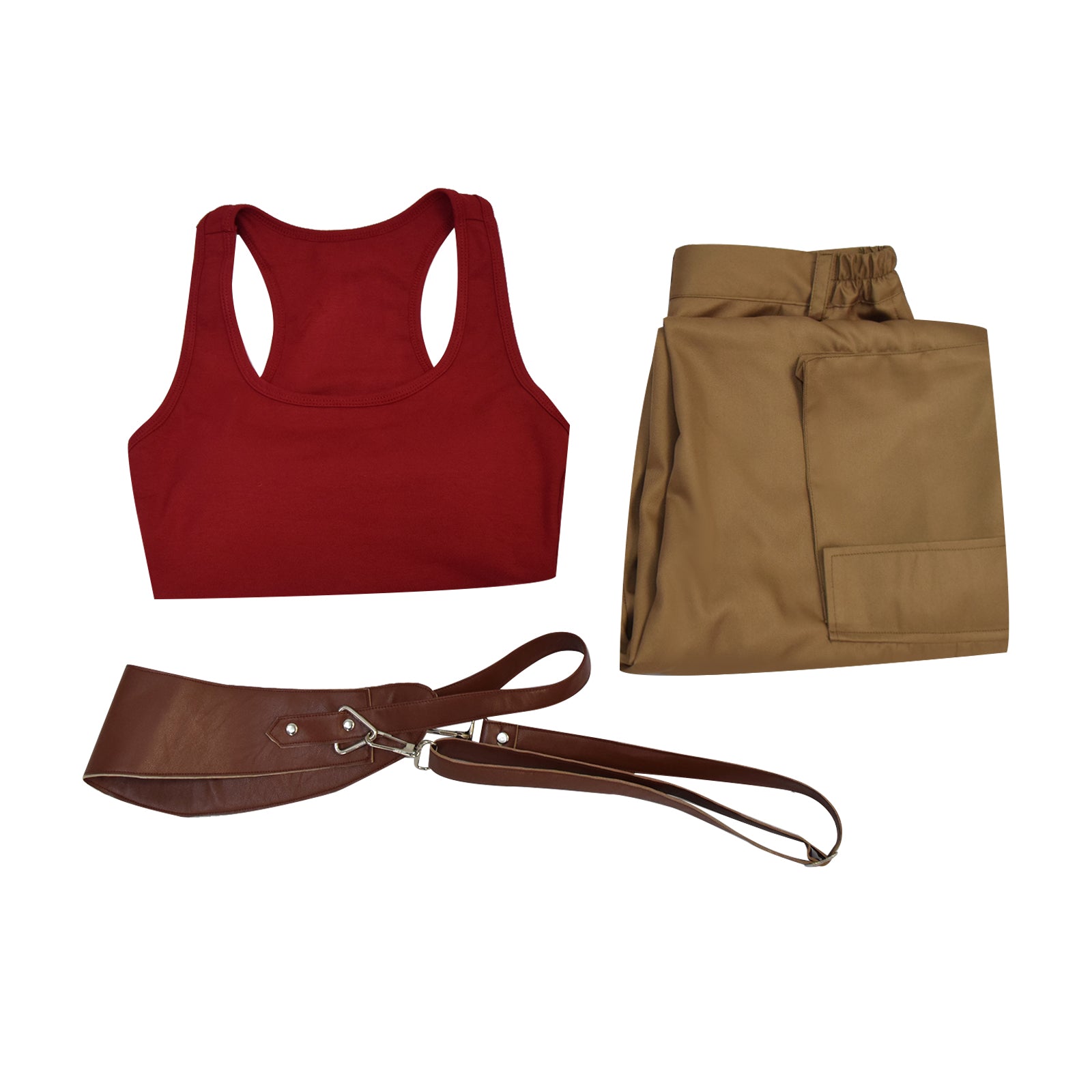 Movie Twisters 2024 Kate Women Red Brown Outfit Cosplay Costume Outfits Halloween - Image 8