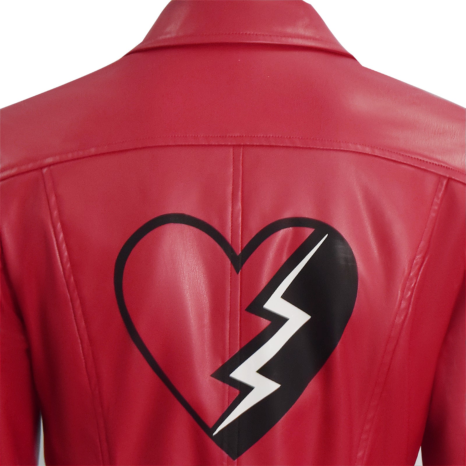 Descendants The Rise of Red Cosplay Costume Red Leather Suit - Image 8