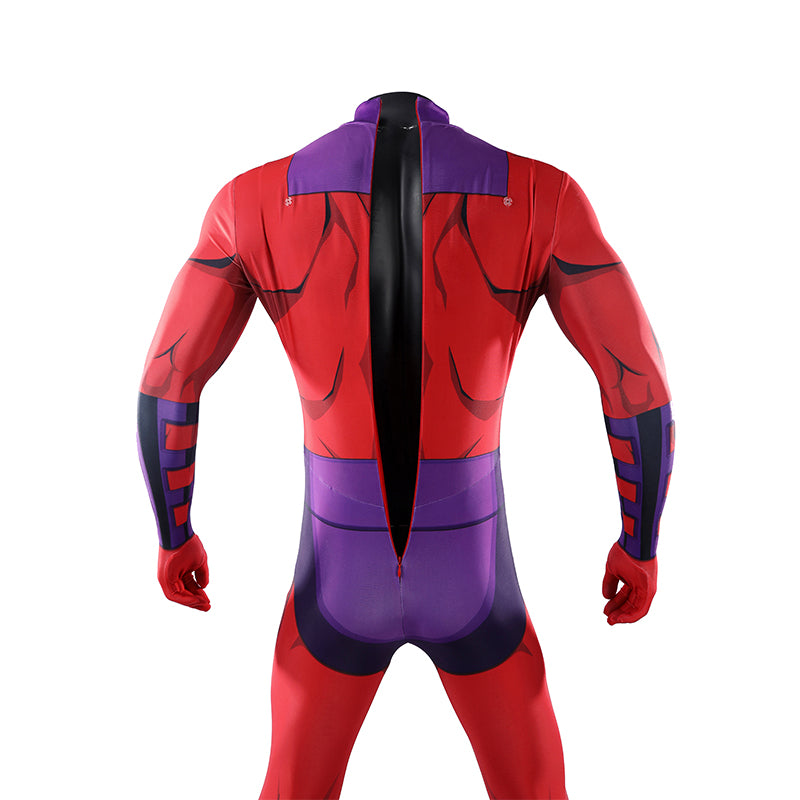 X-Men 97 Magneto Cosplay Costume With Cape Halloween Jumpsuit - Image 12