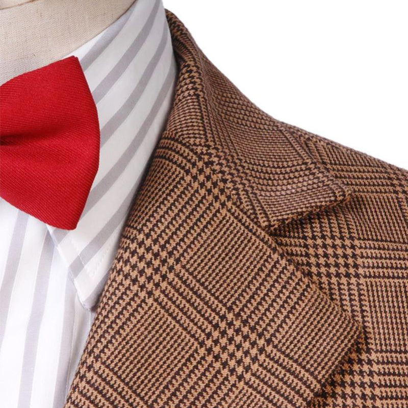 11th Doctor Cosplay Doctor Who Eleventh Doctor Matt Smith Costume Brown Jacket Coat - Image 4
