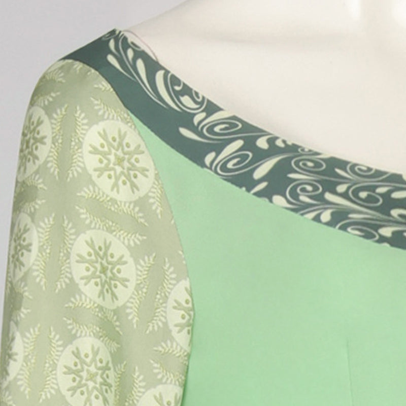 The Lord Of Rings Arwen Cosplay Costume Female Green Halloween Suit - Image 4