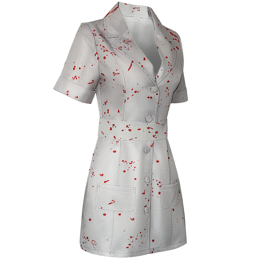 Silent Hill Nurse Cosplay Costume Halloween Outfit - Image 2