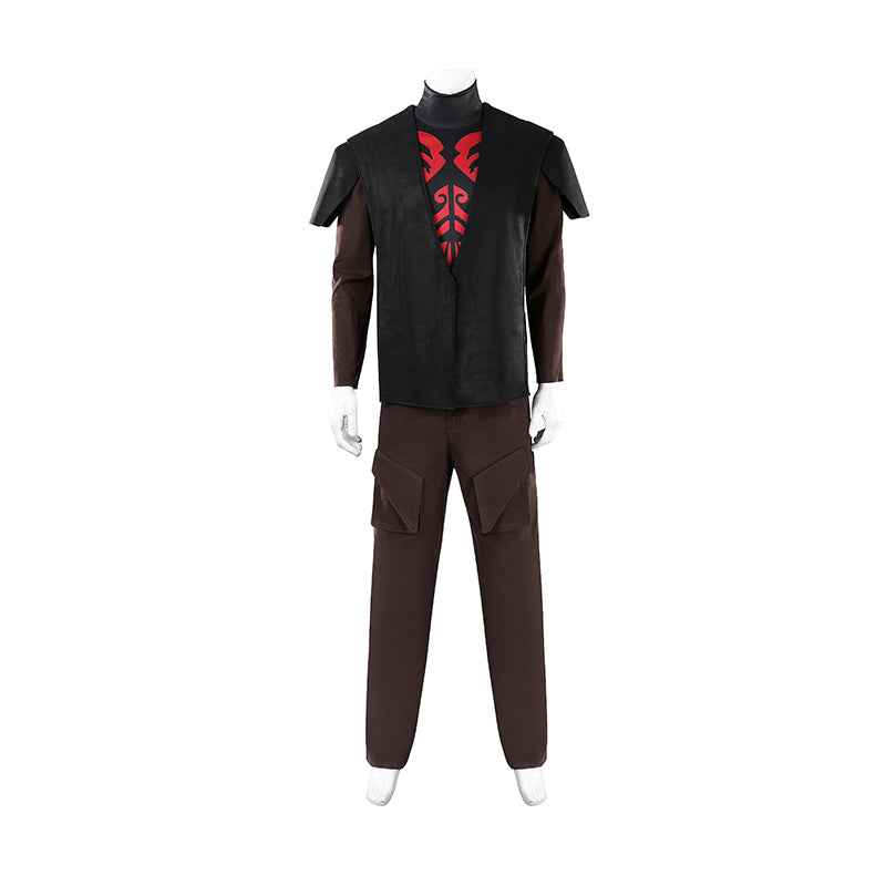 Star Wars Maul Shadow Lord Maul Cosplay Costume Halloween Suit - Image 14
