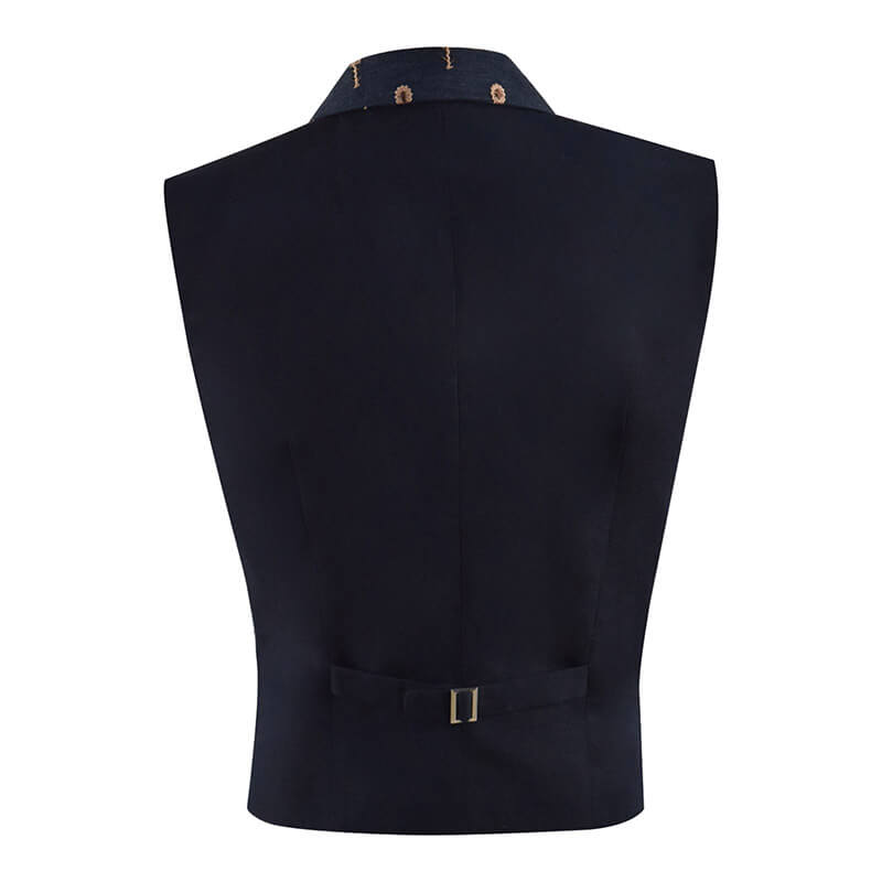 Doctor Who 13th Doctor Waistcoat Thirteenth Doctor Vest Flower Embroidery Cosplay Costume - Image 4