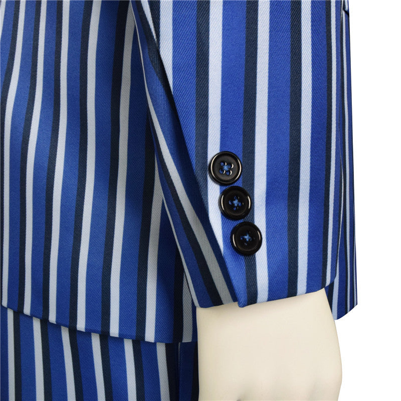 Fifth Doctor Blue Uniform Suit 15th Doctor New Look 60s Cosplay Costume - Image 9