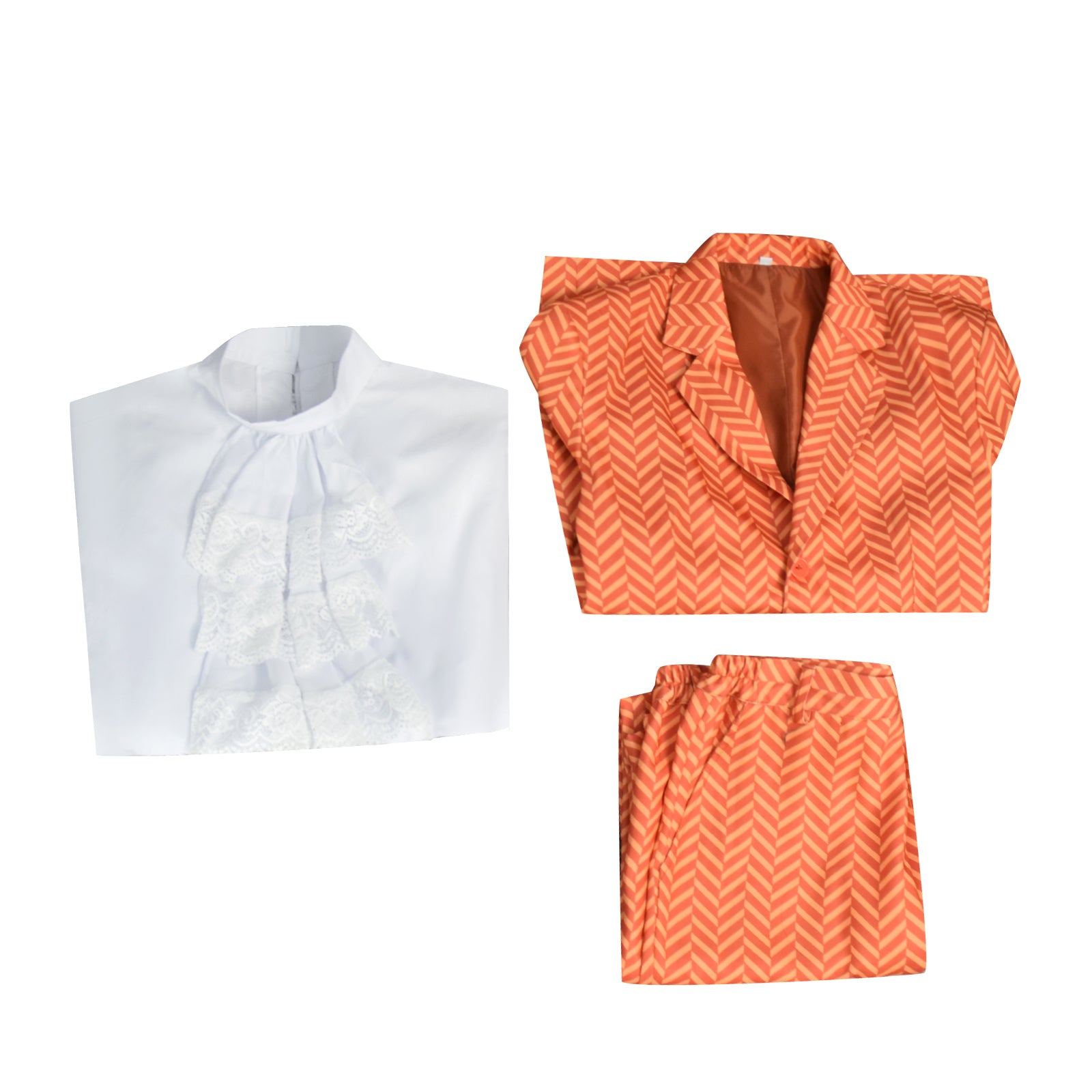 Austin Powers: International Man of Mystery Orange Cosplay Costume Halloween Outfit - Image 6