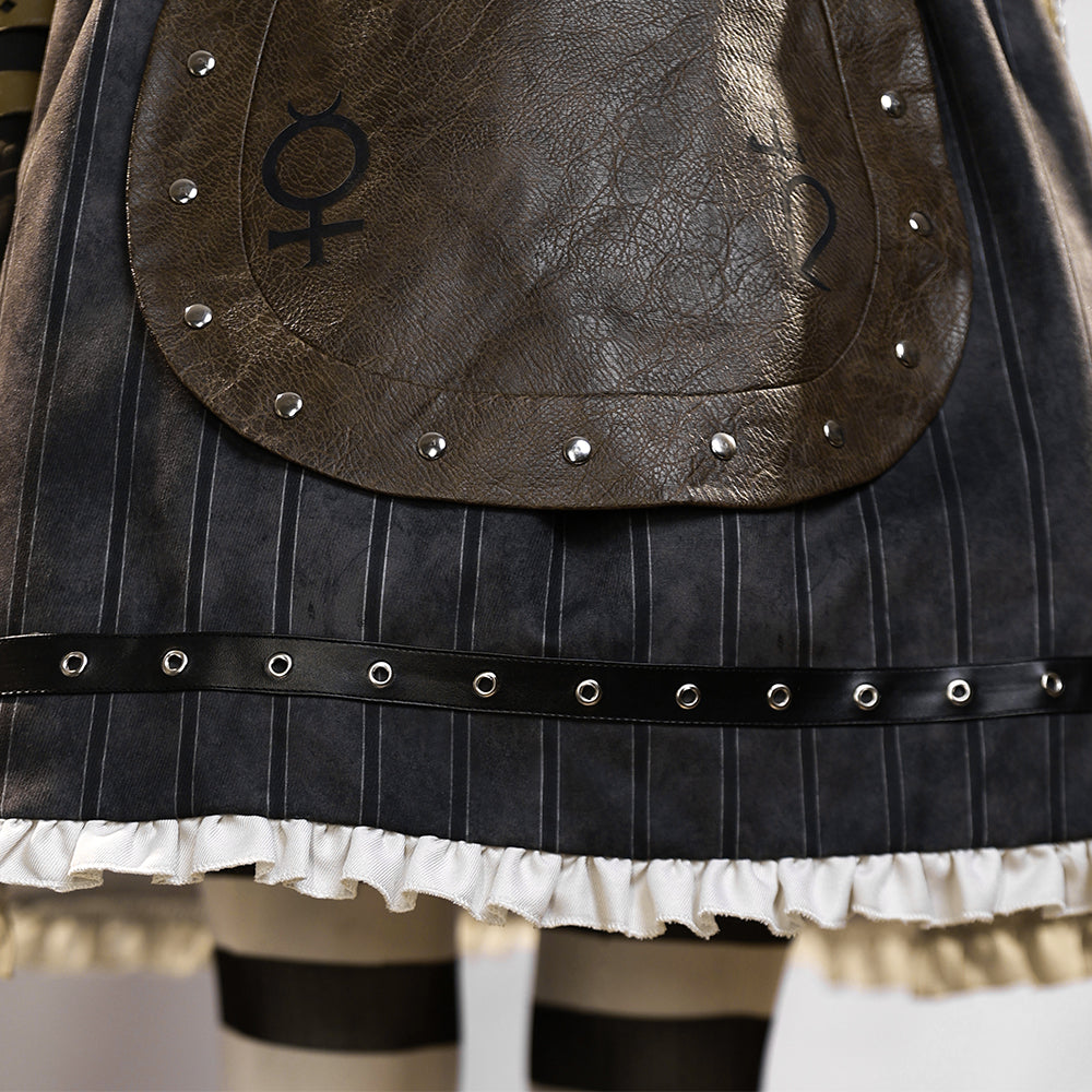 Alice: Madness Return Alice Punk Suit Cosplay Costumes Halloween Outfit - Image 16