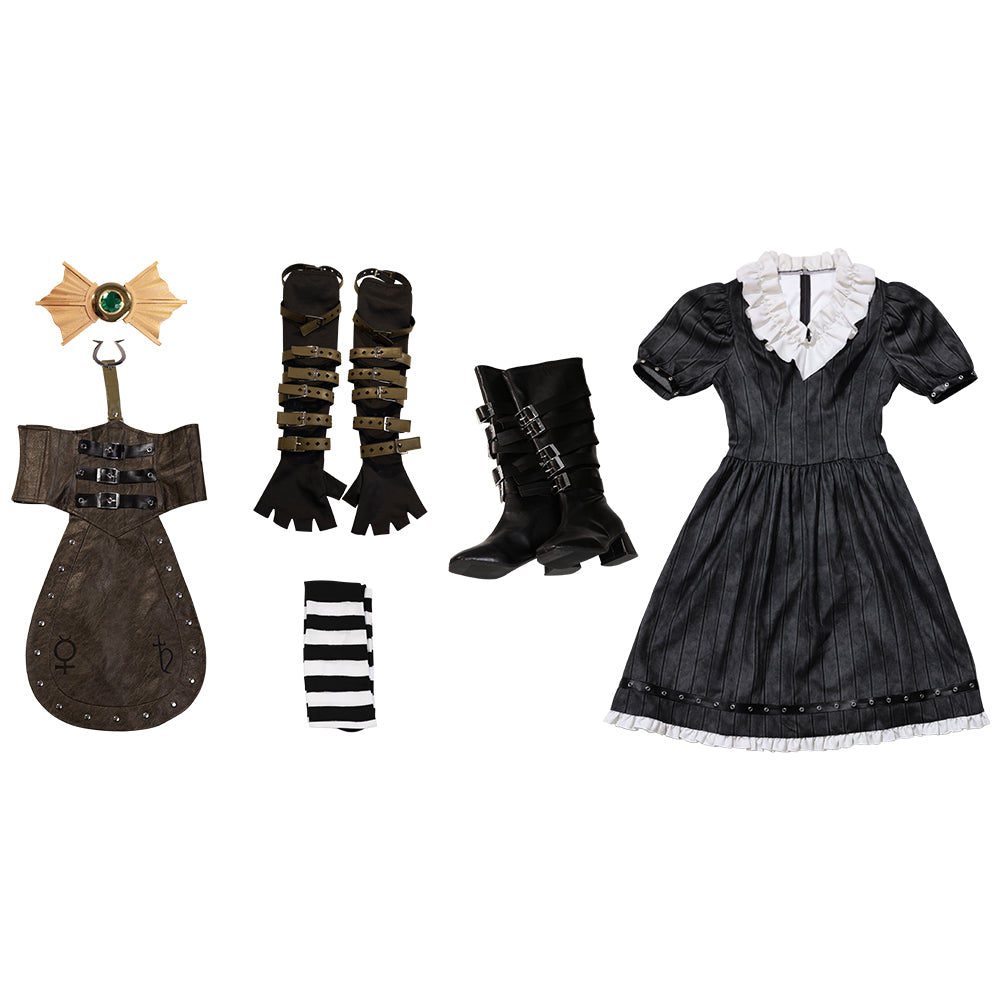 Alice: Madness Return Alice Punk Suit Cosplay Costumes Halloween Outfit - Image 13