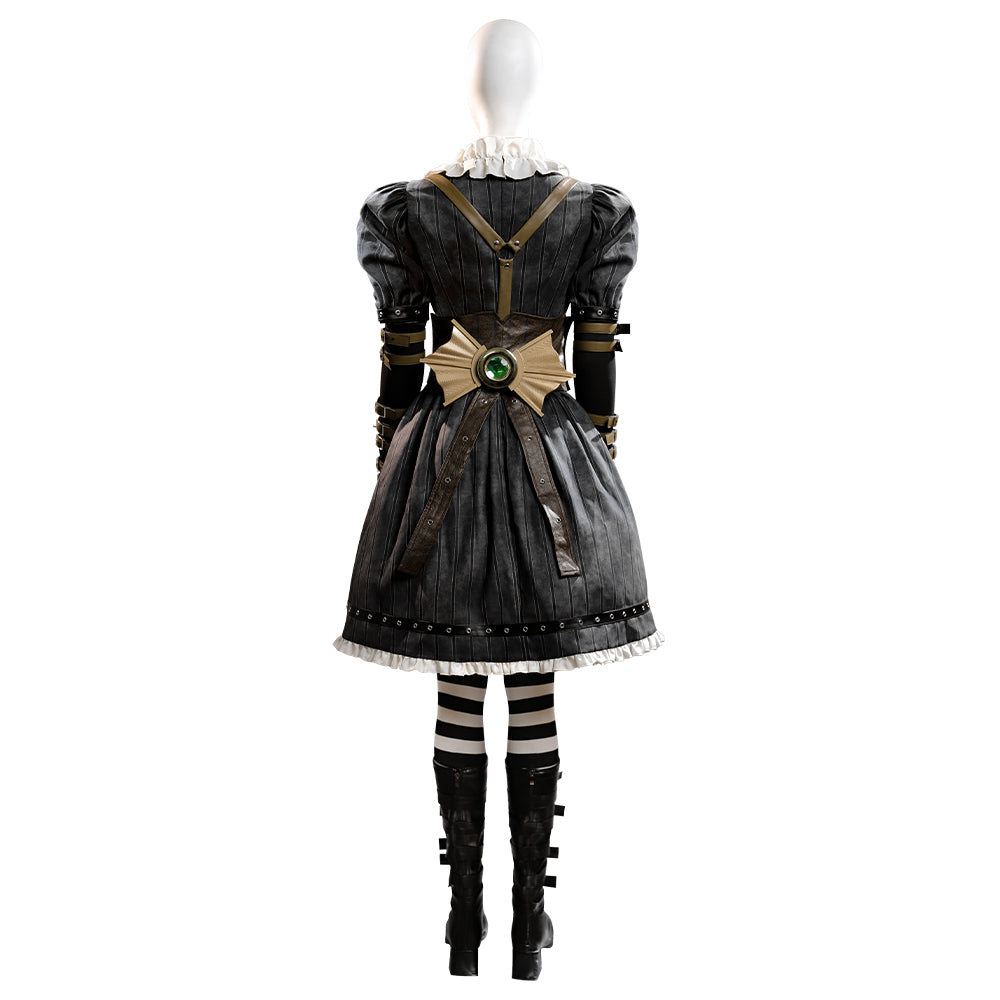 Alice: Madness Return Alice Punk Suit Cosplay Costumes Halloween Outfit - Image 5