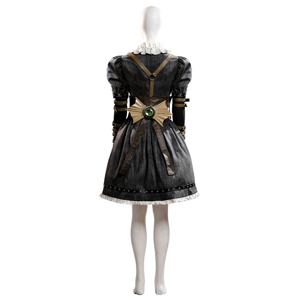 Alice: Madness Return Alice Punk Suit Cosplay Costumes Halloween Outfit - Image 11