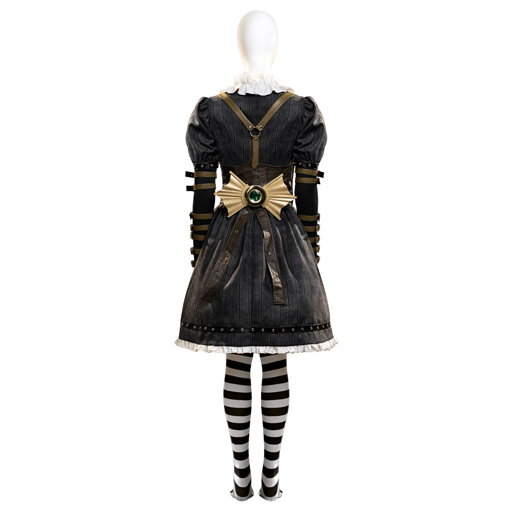 Alice: Madness Return Alice Punk Suit Cosplay Costumes Halloween Outfit - Image 7