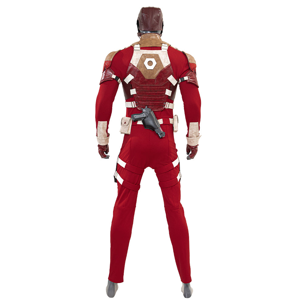 Thunderbolts Red Guardian Cosplay Costume Adults Halloween Outfit - Image 9