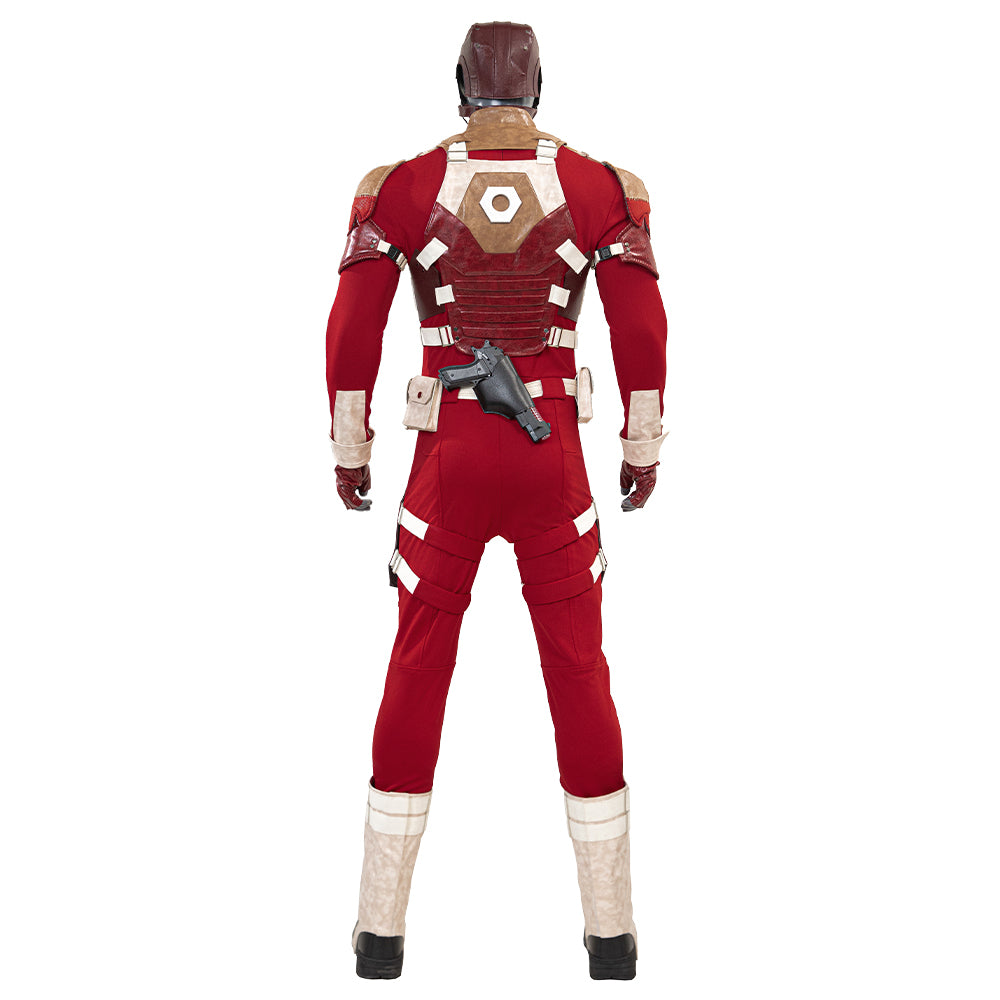 Thunderbolts Red Guardian Cosplay Costume Adults Halloween Outfit - Image 3