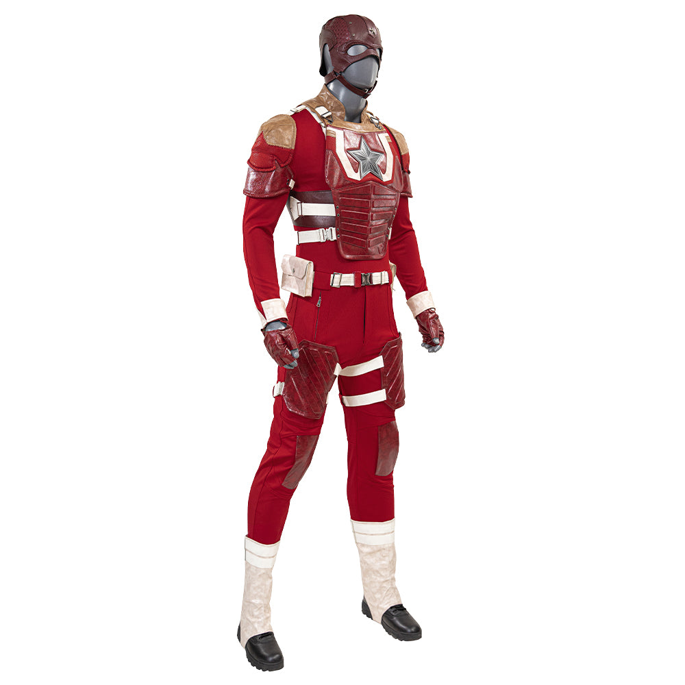 Thunderbolts Red Guardian Cosplay Costume Adults Halloween Outfit - Image 4