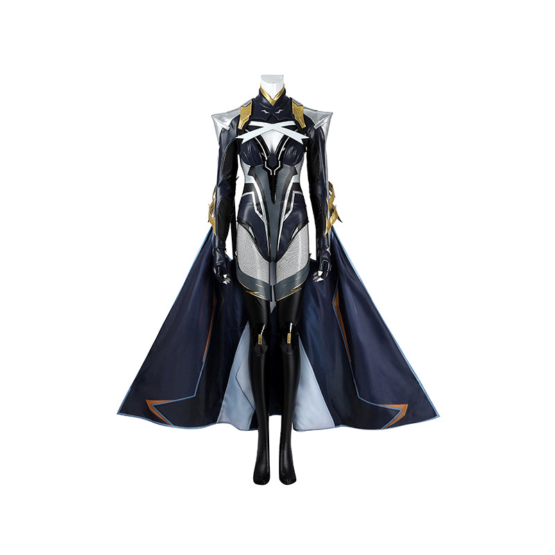 Deluxe Marvel Rival Storm Cosplay Costume Black Halloween Outfit - Image 2