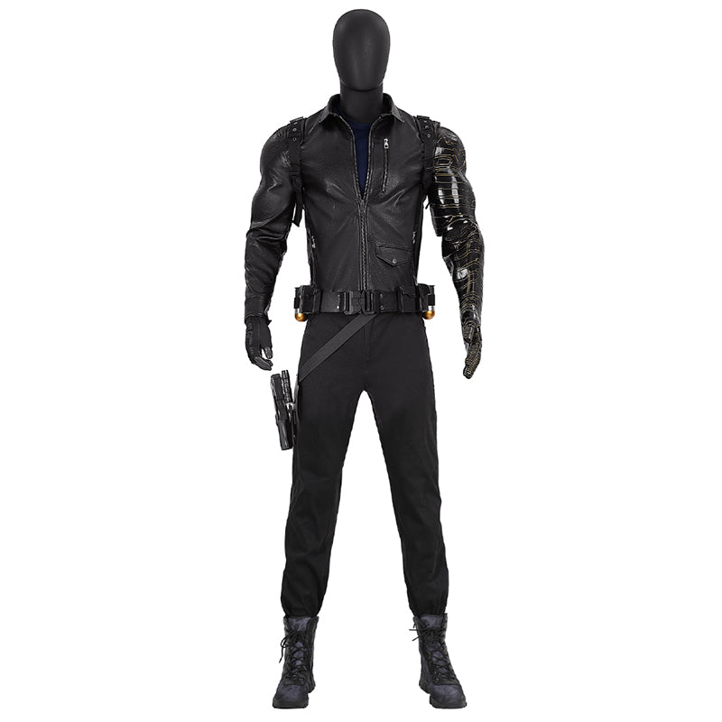 2025 Movie Thunderbolts Winter Soldier Cosplay Costume Halloween Outfit - Image 2
