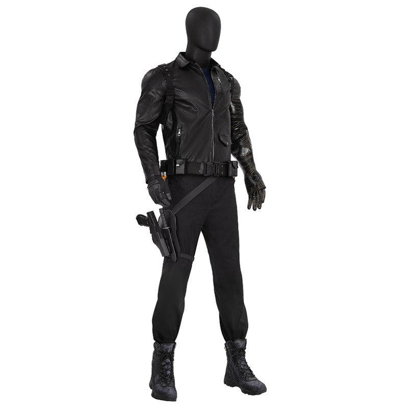 2025 Movie Thunderbolts Winter Soldier Cosplay Costume Halloween Outfit - Image 3